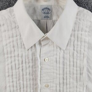 Brooks Brothers White Tuxedo Dress Shirt
